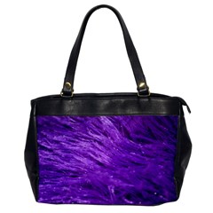 Purple Tresses Oversize Office Handbag (one Side) by FunWithFibro