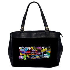 Chronic Pain Syndrome Oversize Office Handbag (one Side) by FunWithFibro