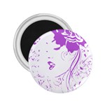 Purple Woman of Chronic Pain 2.25  Button Magnet Front