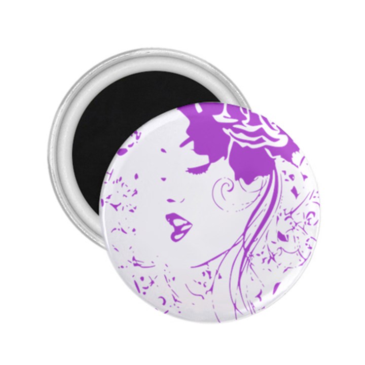 Purple Woman of Chronic Pain 2.25  Button Magnet