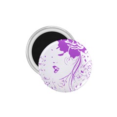 Purple Woman Of Chronic Pain 1 75  Button Magnet by FunWithFibro