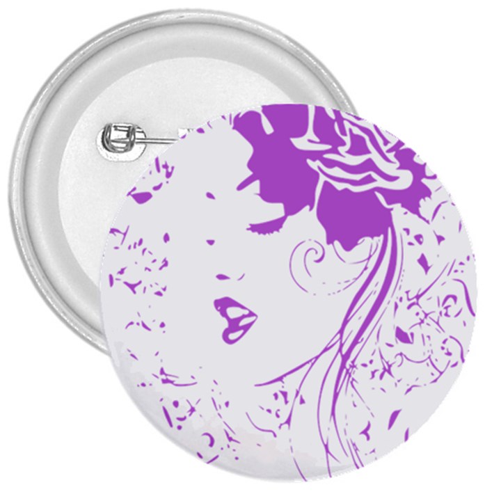 Purple Woman of Chronic Pain 3  Button