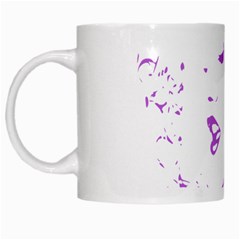 Purple Woman Of Chronic Pain White Coffee Mug