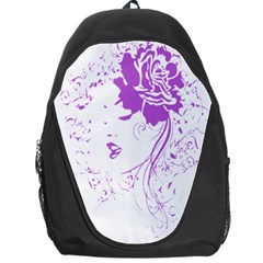 Purple Woman Of Chronic Pain Backpack Bag