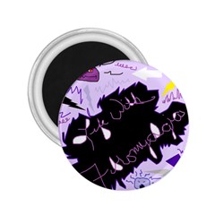 Life With Fibromyalgia 2 25  Button Magnet