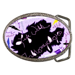 Life With Fibromyalgia Belt Buckle (oval) by FunWithFibro