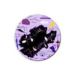 Life With Fibromyalgia Drink Coasters 4 Pack (round)