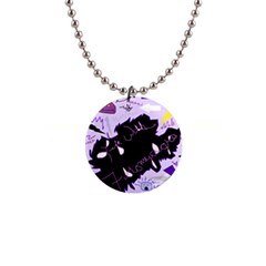 Life With Fibromyalgia Button Necklace