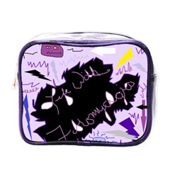 Life With Fibromyalgia Mini Travel Toiletry Bag (one Side)