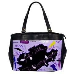 Life With Fibromyalgia Oversize Office Handbag (one Side) by FunWithFibro