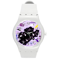 Life With Fibromyalgia Plastic Sport Watch (medium) by FunWithFibro