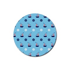 Summer Sailing Drink Coaster (round) by StuffOrSomething