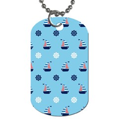 Summer Sailing Dog Tag (one Sided)