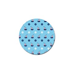 Summer Sailing Golf Ball Marker 4 Pack