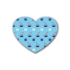 Summer Sailing Drink Coasters (heart)