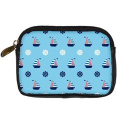 Summer Sailing Digital Camera Leather Case