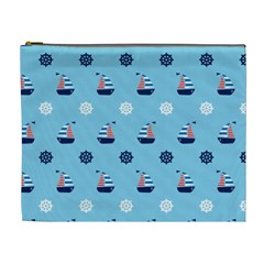 Summer Sailing Cosmetic Bag (xl) by StuffOrSomething