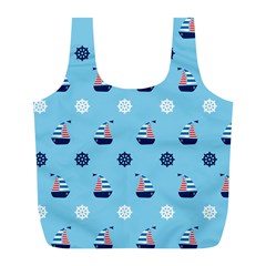 Summer Sailing Reusable Bag (l)