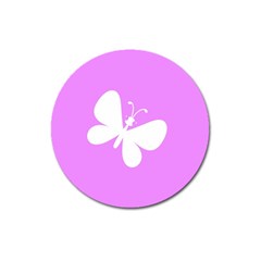 Butterfly Magnet 3  (round)