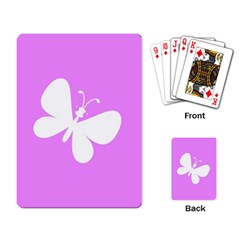 Butterfly Playing Cards Single Design by Colorfulart23