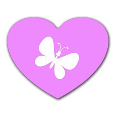 Butterfly Mouse Pad (heart)