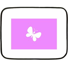 Butterfly Mini Fleece Blanket (two Sided)