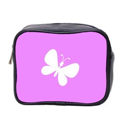 Butterfly Mini Travel Toiletry Bag (two Sides)