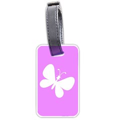 Butterfly Luggage Tag (one Side)