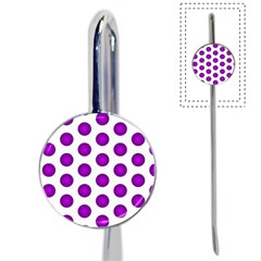 Purple And White Polka Dots Bookmark