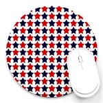 Patriot Stars 8  Mouse Pad (Round) Front