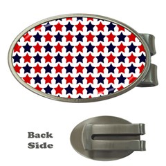 Patriot Stars Money Clip (oval)