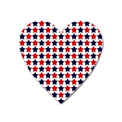 Patriot Stars Magnet (heart) by StuffOrSomething