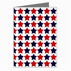 Patriot Stars Greeting Card by StuffOrSomething