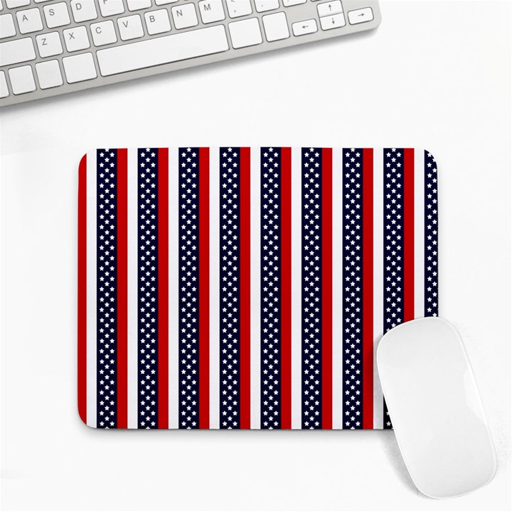 Patriot Stripes Small Mouse Pad (Rectangle)