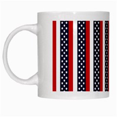 Patriot Stripes White Coffee Mug