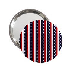 Patriot Stripes Handbag Mirror (2 25 )