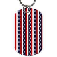 Patriot Stripes Dog Tag (two-sided) 