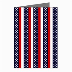 Patriot Stripes Greeting Card (8 Pack) by StuffOrSomething