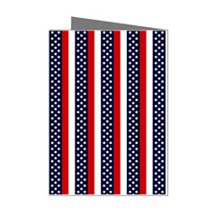 Patriot Stripes Mini Greeting Card (8 Pack) by StuffOrSomething