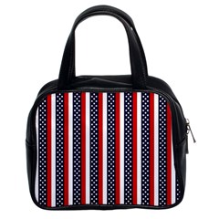 Patriot Stripes Classic Handbag (two Sides) by StuffOrSomething