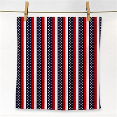 Patriot Stripes Face Towel