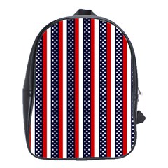 Patriot Stripes School Bag (large) by StuffOrSomething