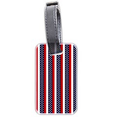 Patriot Stripes Luggage Tag (two Sides)