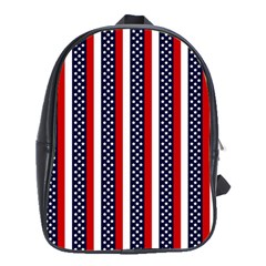 Patriot Stripes School Bag (xl) by StuffOrSomething