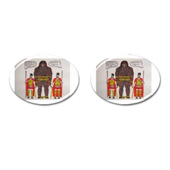 Big Foot & Romans Cufflinks (oval)