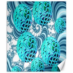 Teal Sea Forest, Abstract Underwater Ocean Canvas 8  X 10  (unframed)