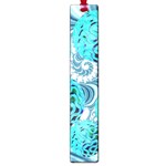 Teal Sea Forest, Abstract Underwater Ocean Large Bookmark Front