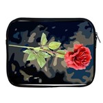 Long Stem Rose Apple iPad Zippered Sleeve Front