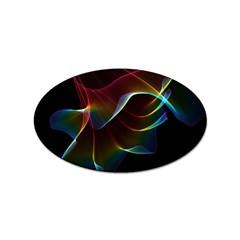 Imagine, Through The Abstract Rainbow Veil Sticker 10 Pack (oval) by DianeClancy