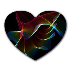 Imagine, Through The Abstract Rainbow Veil Mouse Pad (heart)